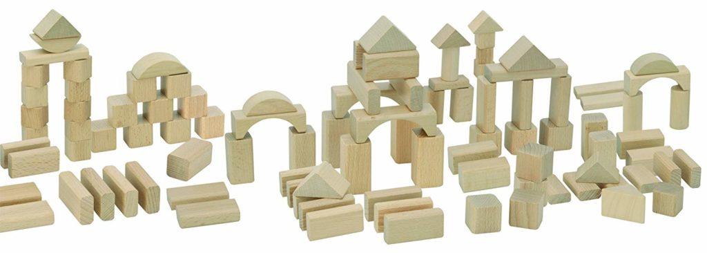 bloques madera juguete construcción