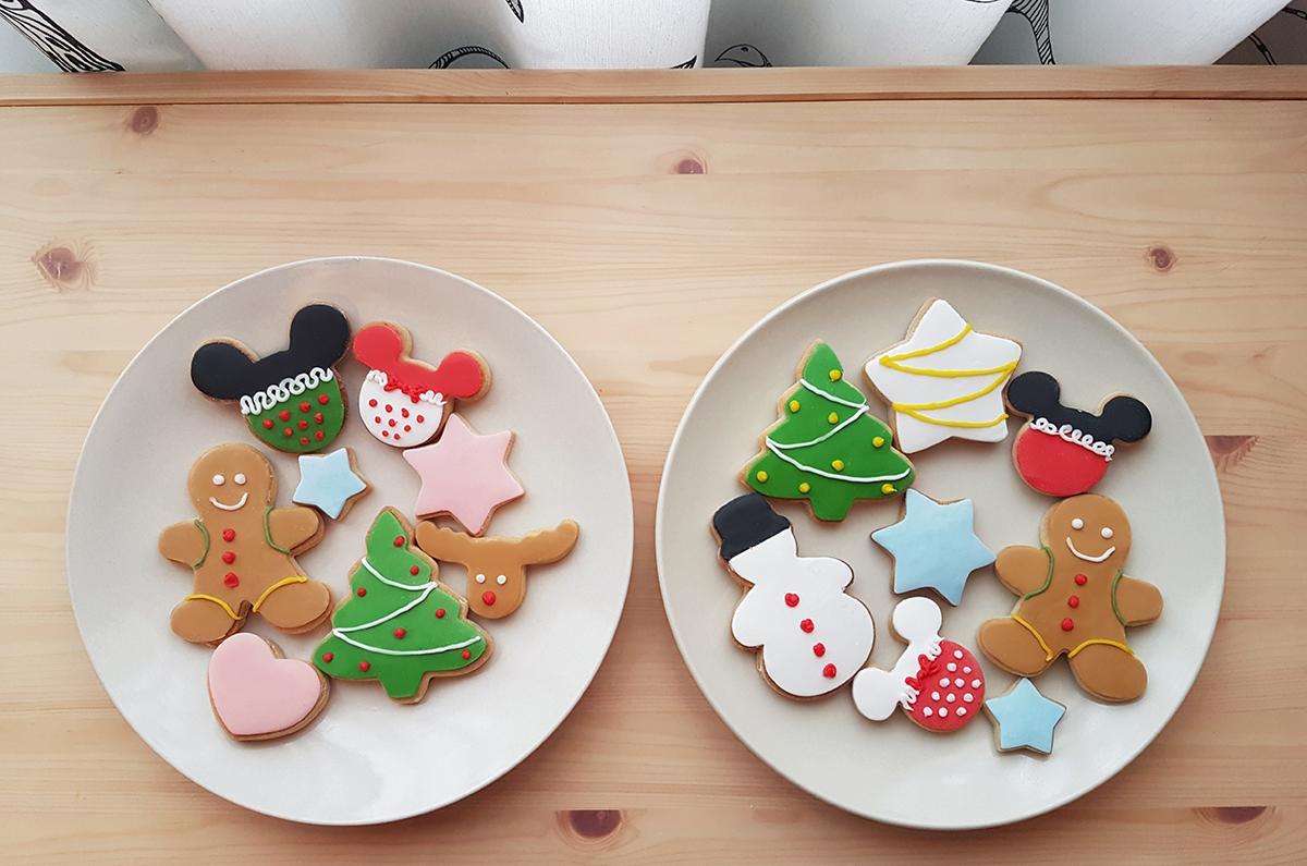 preparar galletas de navidad decoradas con fondant