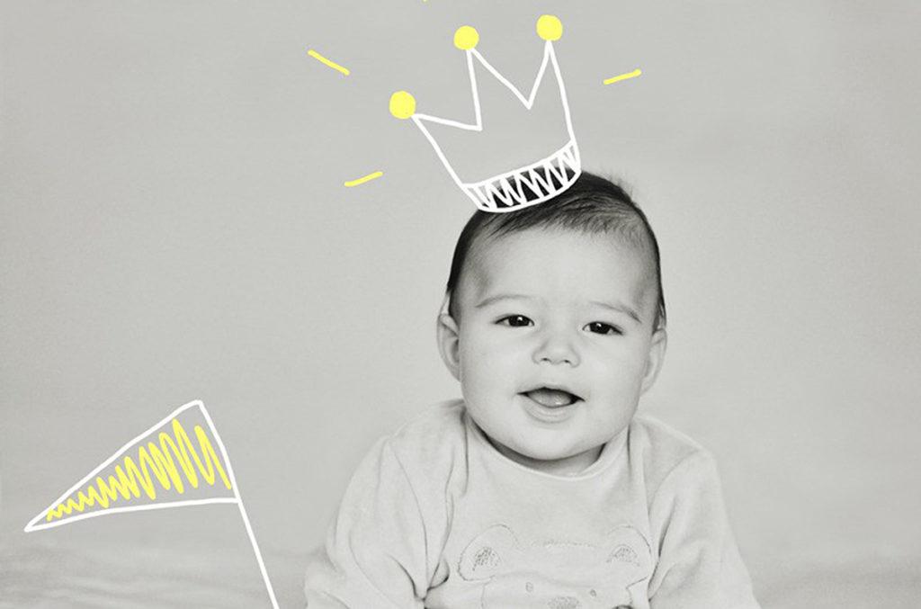 bebe cinco meses felicidades