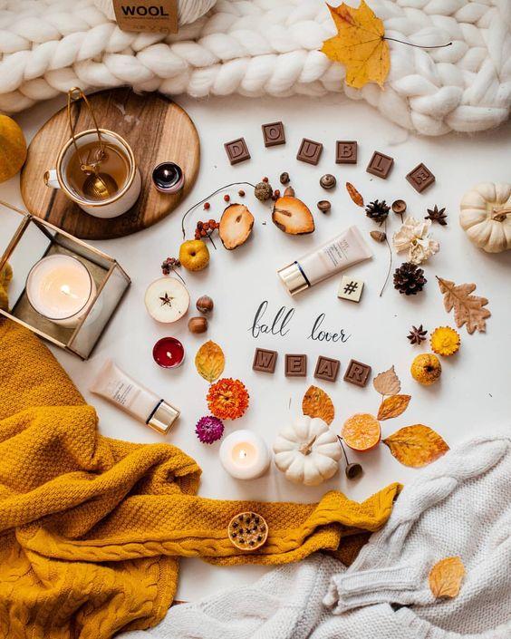 flatlay tips and inspiration - fall lover