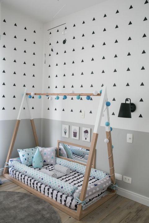 montessori bedroom - habitacion infantil - dormitorio montessori - cama - bed