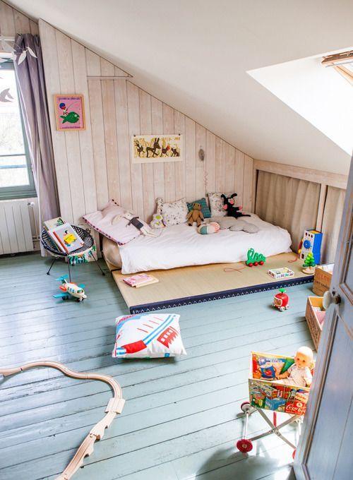 montessori bedroom - habitacion infantil - dormitorio montessori - suelo
