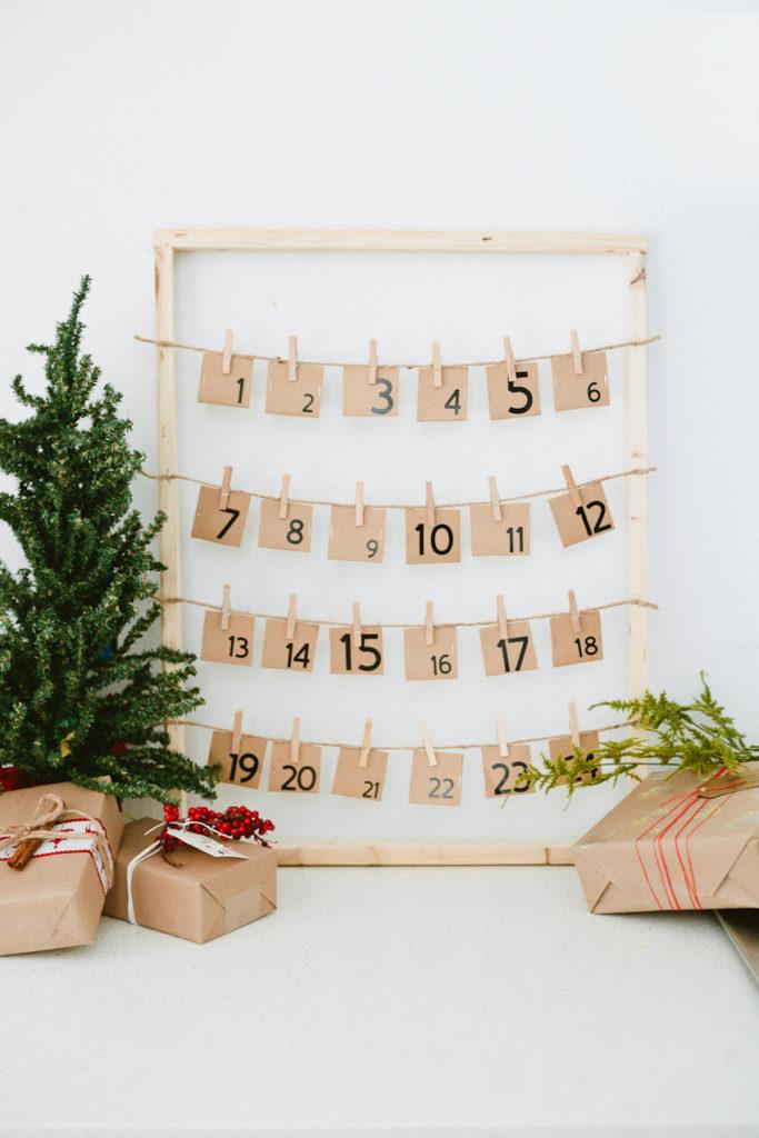 Calendario Adviento Navidad - Homemade Christmas Advent Calendar DIY
