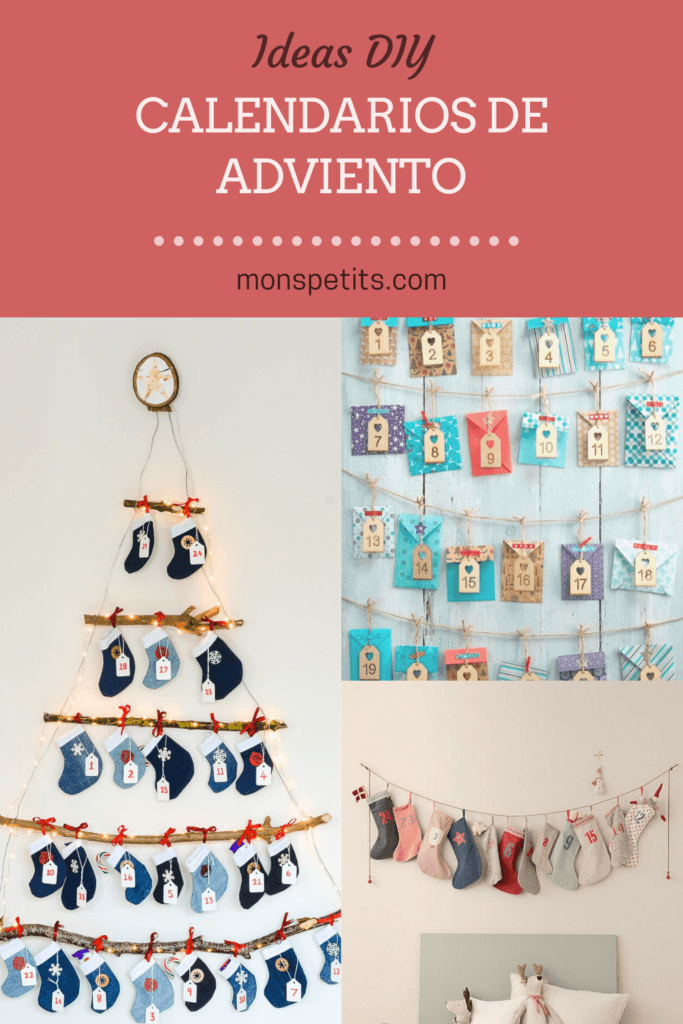 Ideas diy para calendarios de adviento - Navidad - DIY ideas to make advent calendars - Christmas
