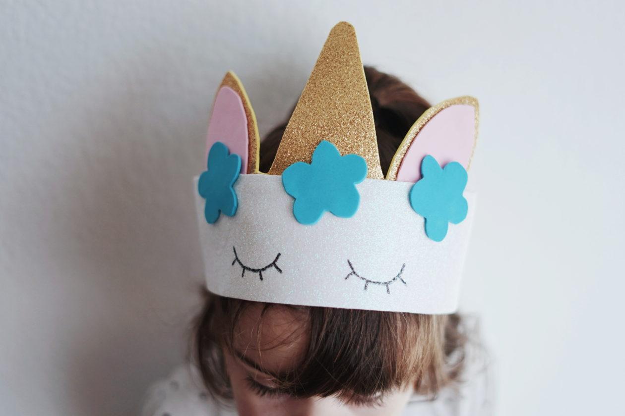 sombrero unicornio handmade goma eva - DIY - handmade unicorn hat foamy