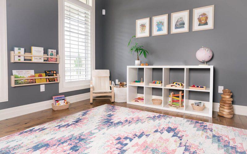 Ideas playrooms grandes pequeñas minimalistas montessori 2