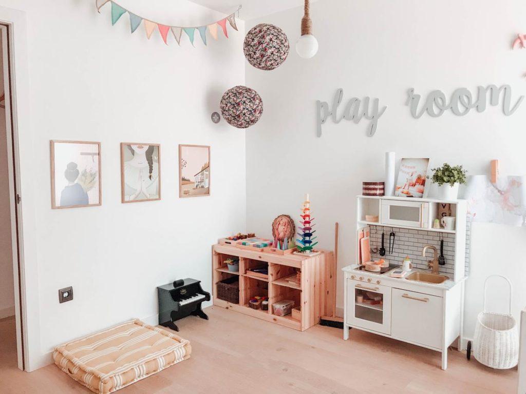 Ideas playrooms grandes pequeñas minimalistas montessori 9