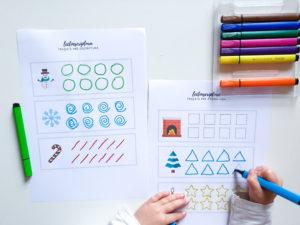 Actividades lectoescritura navidad - Descargable Gratis - Imprimir en pdf - Actividades infantiles letras Castellano