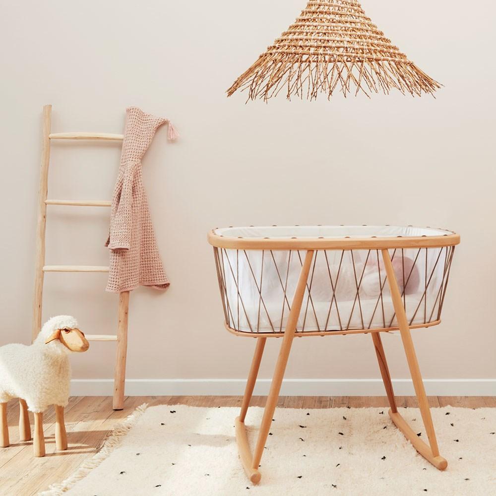 Imprescindibles para la llegada del bebe - Minicuna bebe Madera de Charlie Crane